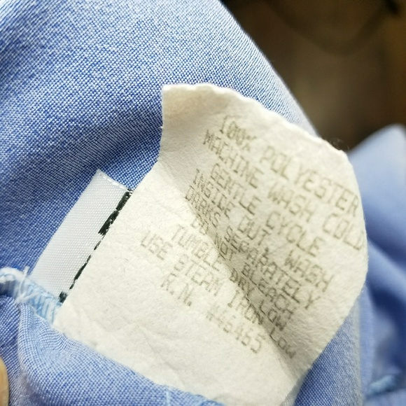 VINTAGE Regal Skirt Sze 12 Blue Stretch Flare - Picture 8 of 8